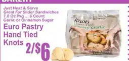 SuperFresh Euro Pastry Hand Tied Knots offer