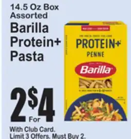 SuperFresh Barilla Protein+ Pasta offer
