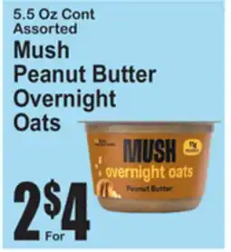 SuperFresh Mush Peanut Butter Overnight Oats offer