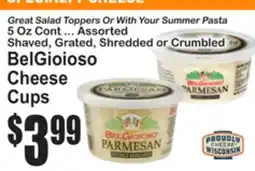 SuperFresh BelGioioso Cheese Cups offer