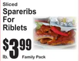 SuperFresh Sliced Spareribs For Riblets offer