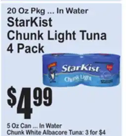 SuperFresh StarKist Chunk Light Tuna offer