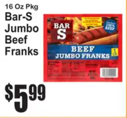 SuperFresh Bar-S Jumbo Beef Franks offer