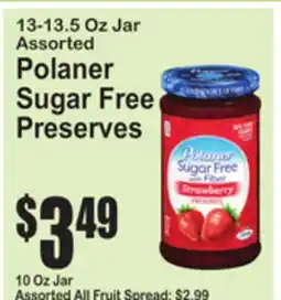 SuperFresh Polaner Sugar Free Preserves offer