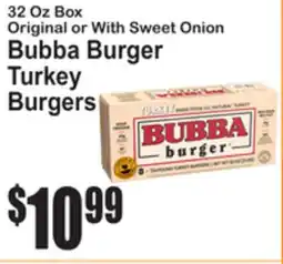 SuperFresh Bubba Burger Turkey Burgers offer