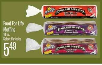 Jewel-Osco Food For Life Muffins offer