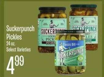Jewel-Osco Suckerpunch Pickles offer
