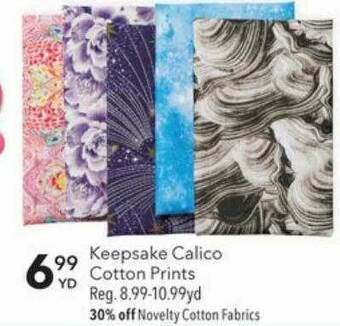 JOANN Keepsake Calico Cotton Prints offer
