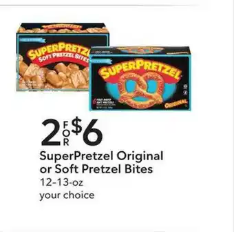 Publix Superpretzel Original Or Soft Pretzel Bites offer