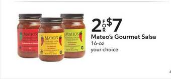 Publix Mateo's Gourmet Salsa offer