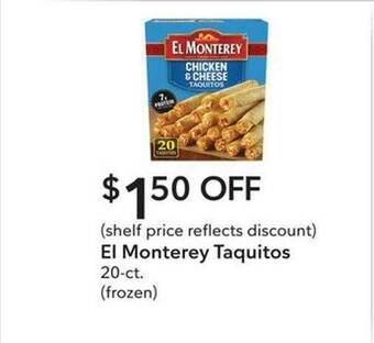 Publix El Monterey Taquitos offer