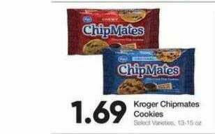 Ruler Foods Kroger Chipmates Cookies offer