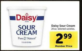 Safeway Daisy Sour Cream offer