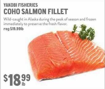 New Seasons Market Yakobi Fisheries Coho Salmon Fillet offer