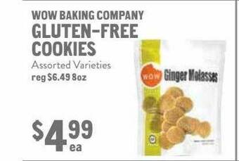 New Seasons Market Wow Baking Company Gluten-free Cookies offer