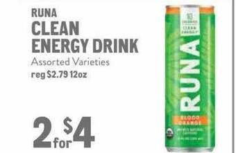New Seasons Market Runa Clean Energy Drink offer