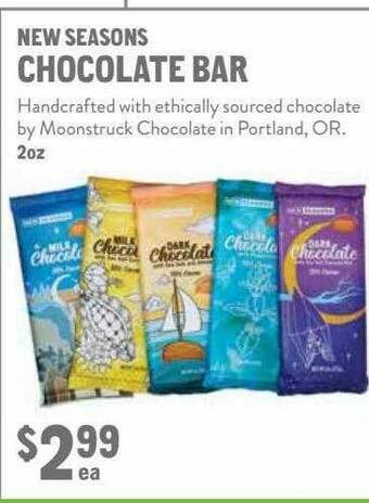 New Seasons Market New Seasons Chocolate Bar offer