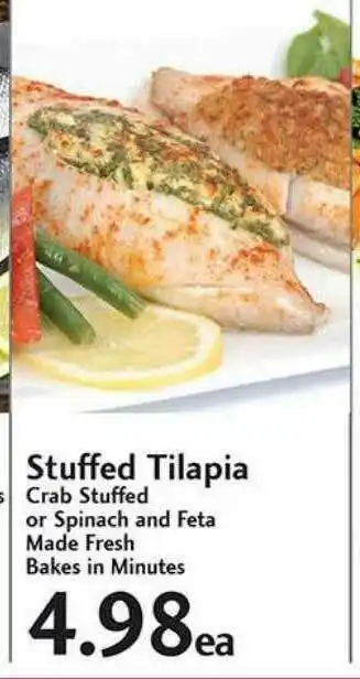 Sunset Foods Stuffed Tilapia offer