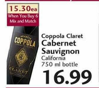 Sunset Foods Cabernet Sauvignon offer