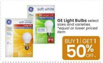 Albertsons Ge Light Bulbs offer