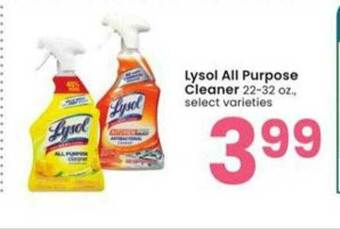 Albertsons Lysol All Purpose Cleaner offer