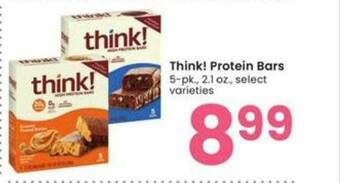 Albertsons Think! Protein Bars offer