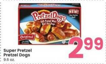 Albertsons Super Pretzel Pretzel Dogs offer