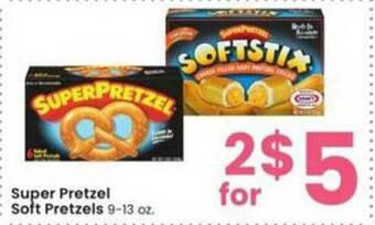 Albertsons Super Pretzel Soft Pretzels offer