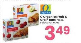 Albertsons O Organics Fruit & Grain Bars offer