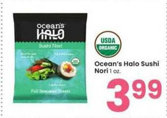 Albertsons Ocean's Halo Sushi Nori offer