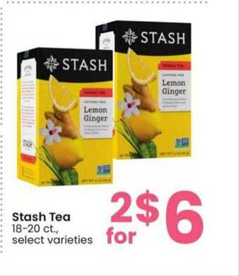 Albertsons Stash Tea offer