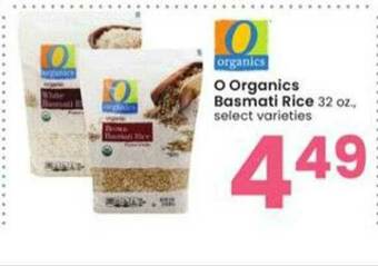 Albertsons O Organics Basmati Rice offer