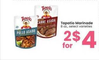 Albertsons Tapatio Marinade offer