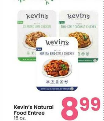 Albertsons Kevin's Natural Food Entree offer