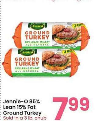 Albertsons Jennie-o 85% Lean 15% Fat Ground Turkey offer