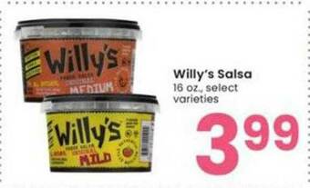 Albertsons Willy's Salsa offer