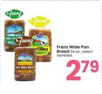 Albertsons Franz Wide Pan Bread offer