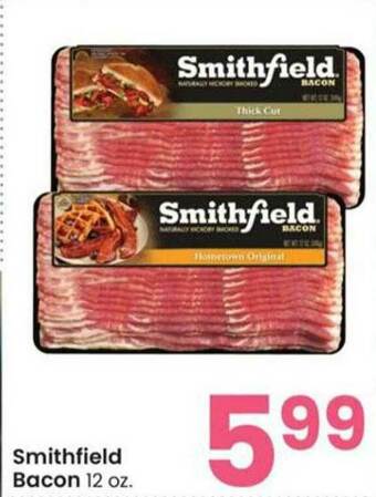 Albertsons Smithfield Bacon offer