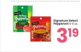 Albertsons Signature Select Pepperoni offer