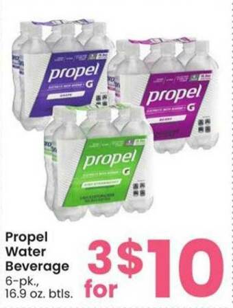 Albertsons Propel Water Beverage offer