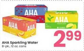 Albertsons Aha Sparkling Water offer