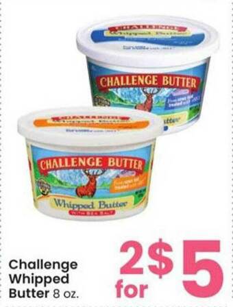 Albertsons Challenge Whipped Butter offer