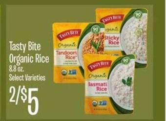 Jewel-Osco Tasty Bite Organic Rice offer