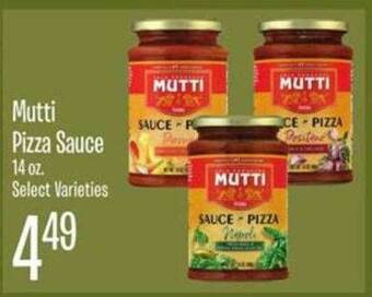 Jewel-Osco Mutti Pizza Sauce offer