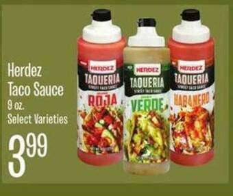 Jewel-Osco Herdez Taco Sauce offer