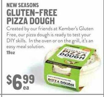 New Seasons Market New Seasons Gluten-free Pizza Dough offer