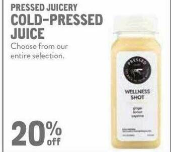 New Seasons Market Pressed Juicery Cold-pressed Juice offer