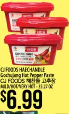Hmart CJ FOODS HAECHANDLE Gochujang Hot Pepper Paste offer