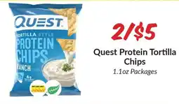 Woodman's Quest Protein Tortilla Chips offer