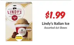 Woodman's Lindy's Italian Ice offer
